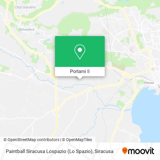 Mappa Paintball Siracusa Lospazio (Lo Spazio)