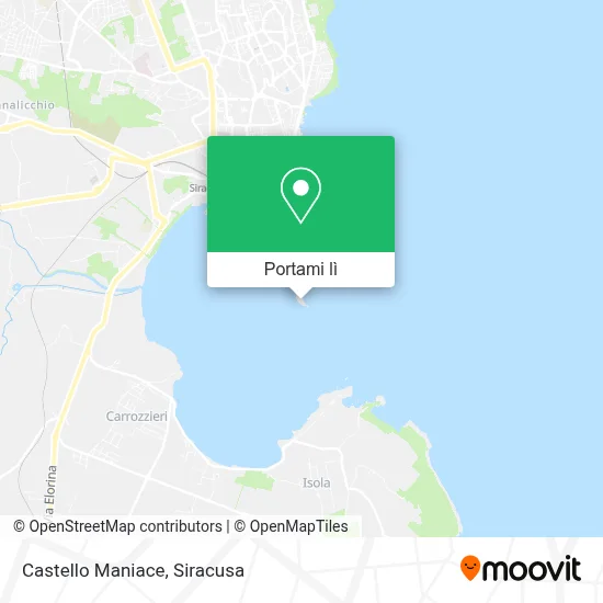 Mappa Castello Maniace