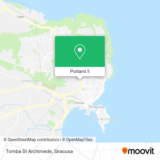 Mappa Tomba Di Archimede