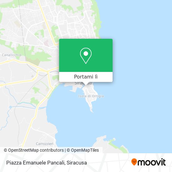 Mappa Piazza Emanuele Pancali