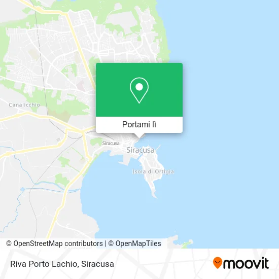 Mappa Riva Porto Lachio