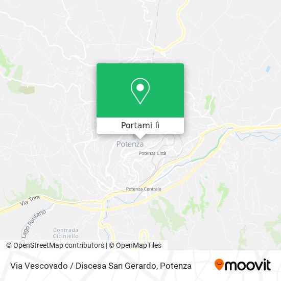 Mappa Via Vescovado / Discesa San Gerardo