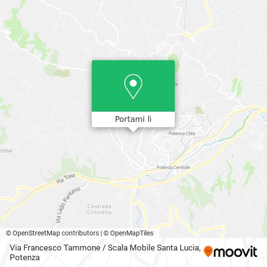 Mappa Via Francesco Tammone / Scala Mobile Santa Lucia