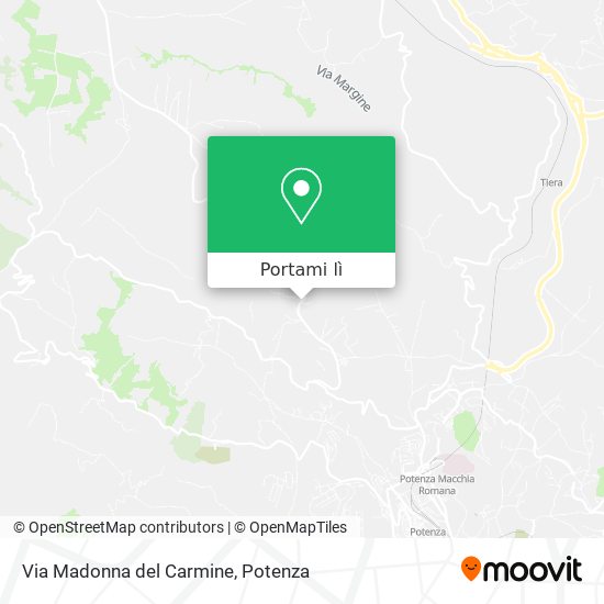 Mappa Via Madonna del Carmine