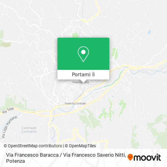 Mappa Via Francesco Baracca / Via Francesco Saverio Nitti