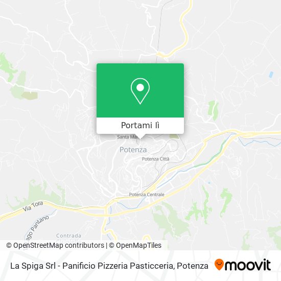 Mappa La Spiga Srl - Panificio Pizzeria Pasticceria