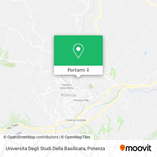 Mappa Universita Degli Studi Della Basilicata