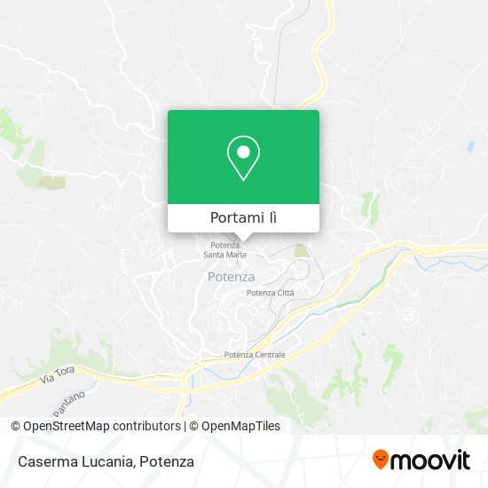 Mappa Caserma Lucania