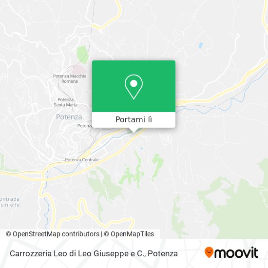 Mappa Carrozzeria Leo di Leo Giuseppe e C.