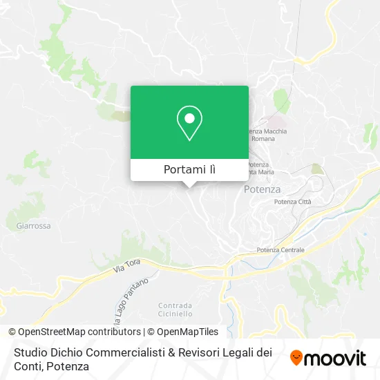Mappa Studio Dichio Commercialisti & Revisori Legali dei Conti