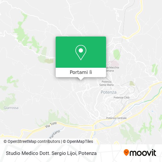 Mappa Studio Medico Dott. Sergio Lijoi