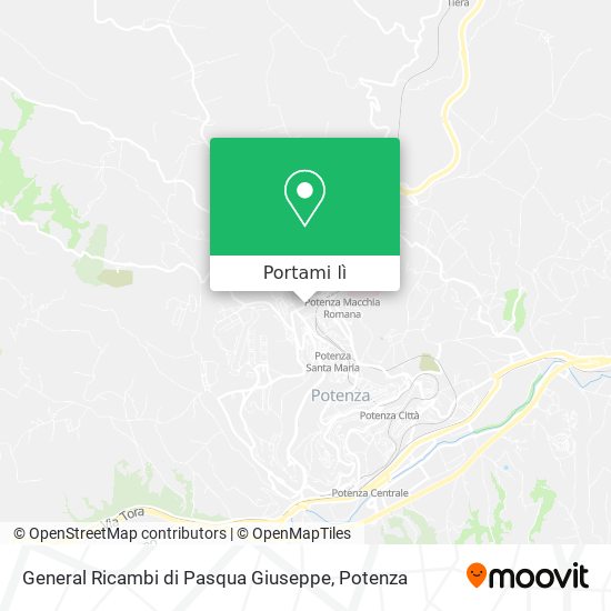 Mappa General Ricambi di Pasqua Giuseppe