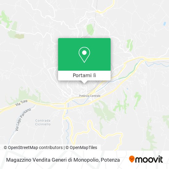 Mappa Magazzino Vendita Generi di Monopolio