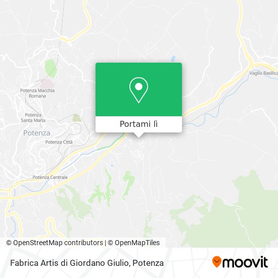 Mappa Fabrica Artis di Giordano Giulio