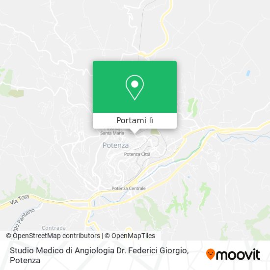 Mappa Studio Medico di Angiologia Dr. Federici Giorgio