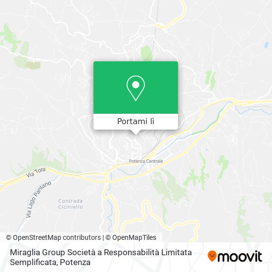 Mappa Miraglia Group Società a Responsabilità Limitata Semplificata