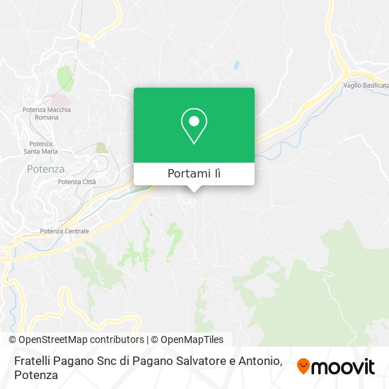 Mappa Fratelli Pagano Snc di Pagano Salvatore e Antonio