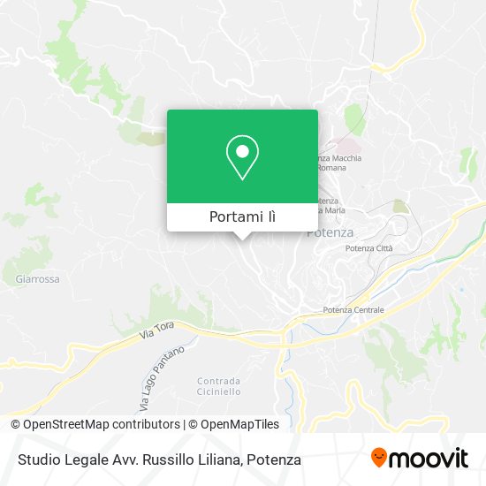 Mappa Studio Legale Avv. Russillo Liliana