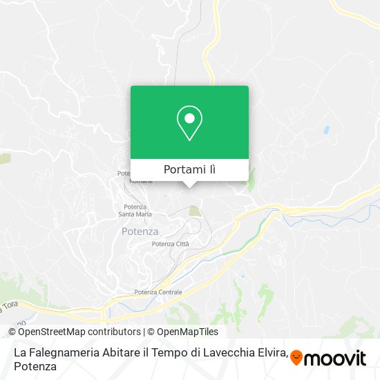 Mappa La Falegnameria Abitare il Tempo di Lavecchia Elvira