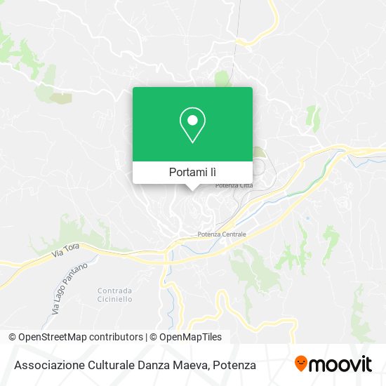 Mappa Associazione Culturale Danza Maeva