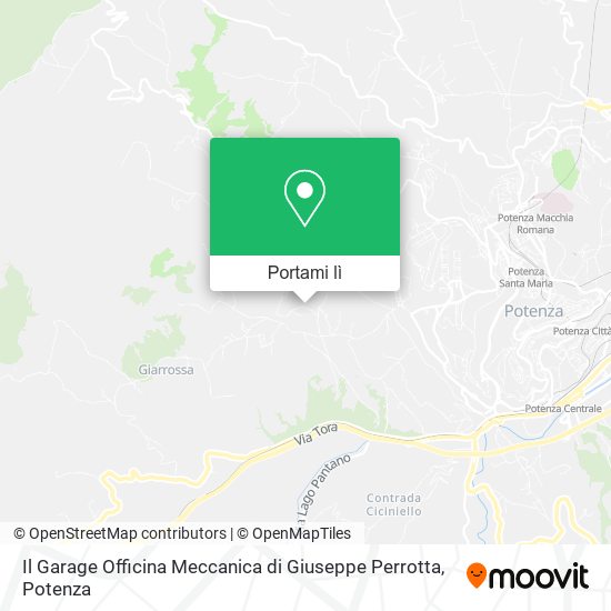 Mappa Il Garage Officina Meccanica di Giuseppe Perrotta