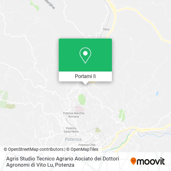 Mappa Agris Studio Tecnico Agrario Aociato dei Dottori Agronomi di Vito Lu