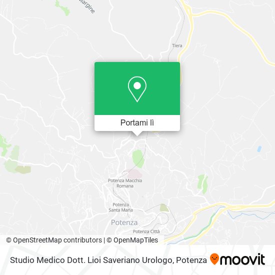 Mappa Studio Medico Dott. Lioi Saveriano Urologo