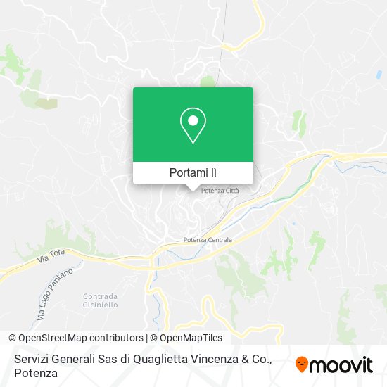Mappa Servizi Generali Sas di Quaglietta Vincenza & Co.