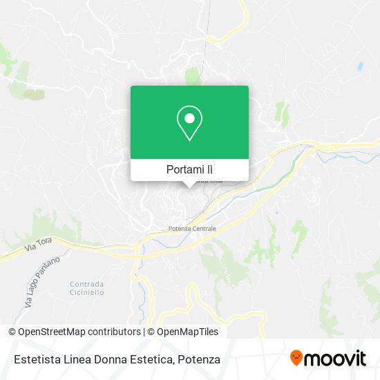 Mappa Estetista Linea Donna Estetica