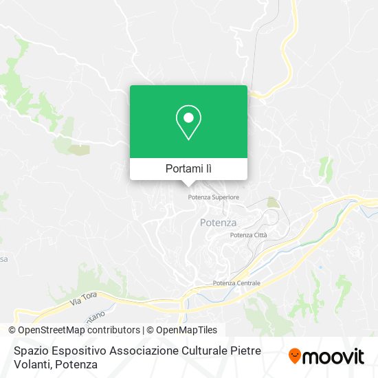 Mappa Spazio Espositivo Associazione Culturale Pietre Volanti