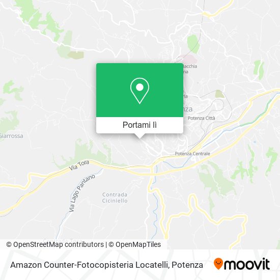 Mappa Amazon Counter-Fotocopisteria Locatelli