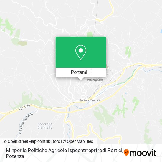 Mappa Minper le Politiche Agricole Ispcentrreprfrodi Portici