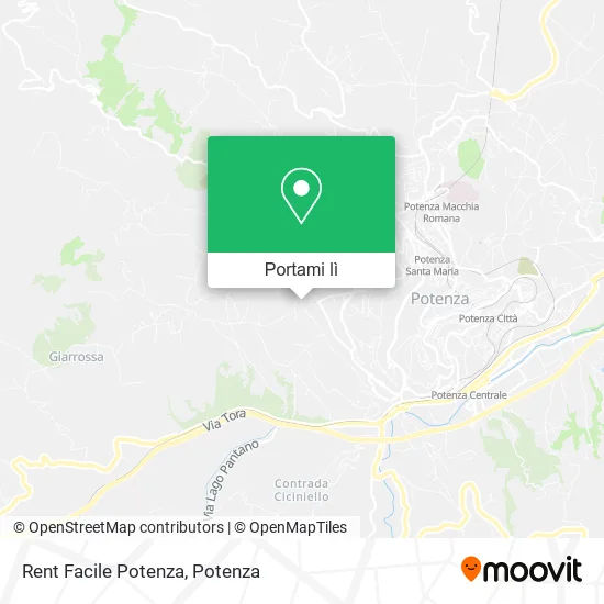 Mappa Rent Facile Potenza