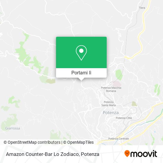 Mappa Amazon Counter-Bar Lo Zodiaco