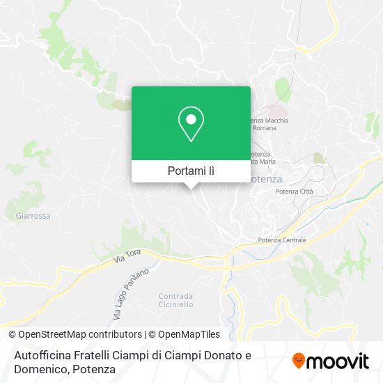 Mappa Autofficina Fratelli Ciampi di Ciampi Donato e Domenico