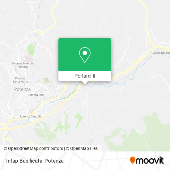 Mappa Infap Basilicata