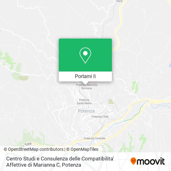 Mappa Centro Studi e Consulenza delle Compatibilita' Affettive di Marianna C