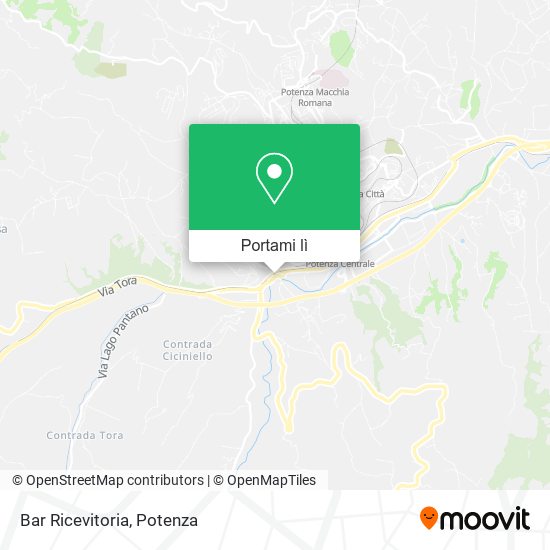 Mappa Bar Ricevitoria