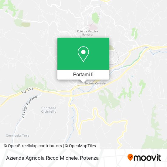Mappa Azienda Agricola Ricco Michele