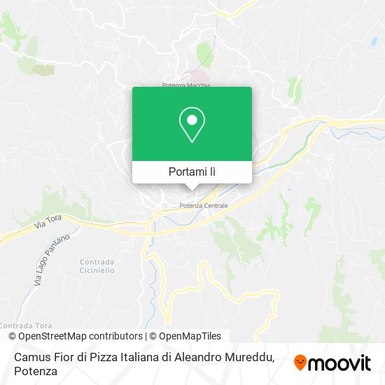 Mappa Camus Fior di Pizza Italiana di Aleandro Mureddu
