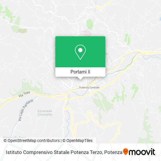 Mappa Istituto Comprensivo Statale Potenza Terzo