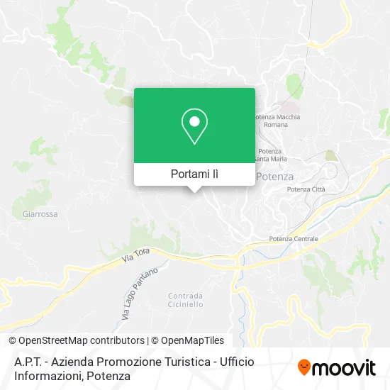 Mappa A.P.T. - Azienda Promozione Turistica - Ufficio Informazioni