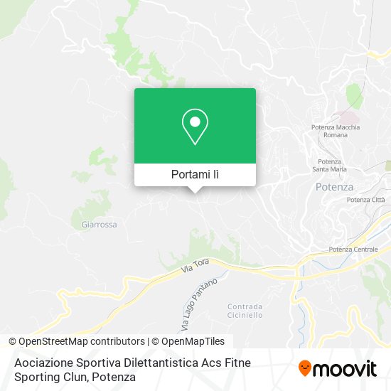 Mappa Aociazione Sportiva Dilettantistica Acs Fitne Sporting Clun
