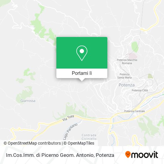 Mappa Im.Cos.Imm. di Picerno Geom. Antonio