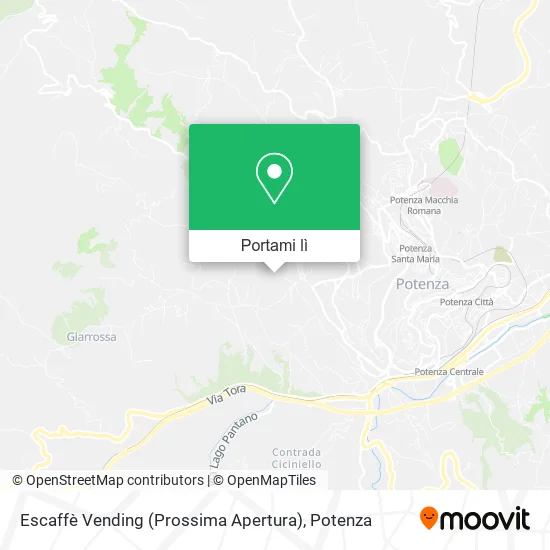 Mappa Escaffè Vending (Prossima Apertura)