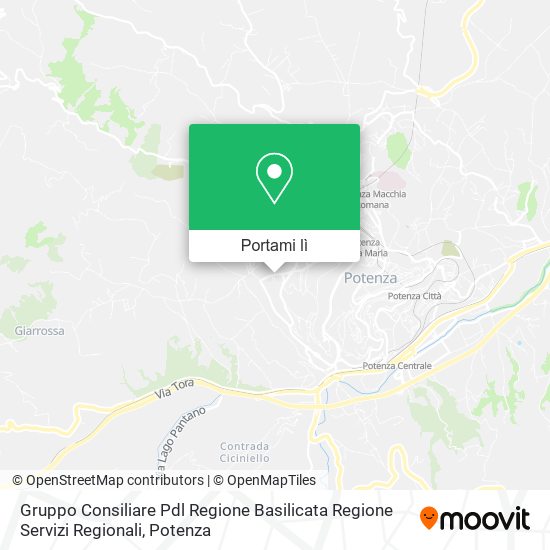Mappa Gruppo Consiliare Pdl Regione Basilicata Regione Servizi Regionali