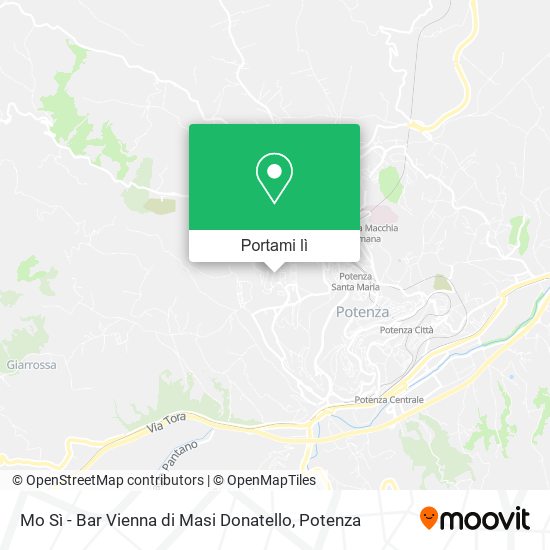 Mappa Mo Sì - Bar Vienna di Masi Donatello