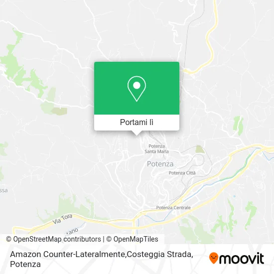 Mappa Amazon Counter-Lateralmente,Costeggia Strada