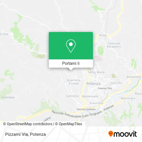 Mappa Pizzami Via