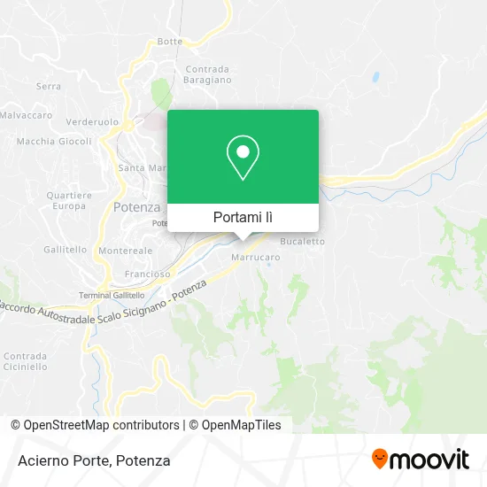Mappa Acierno Porte